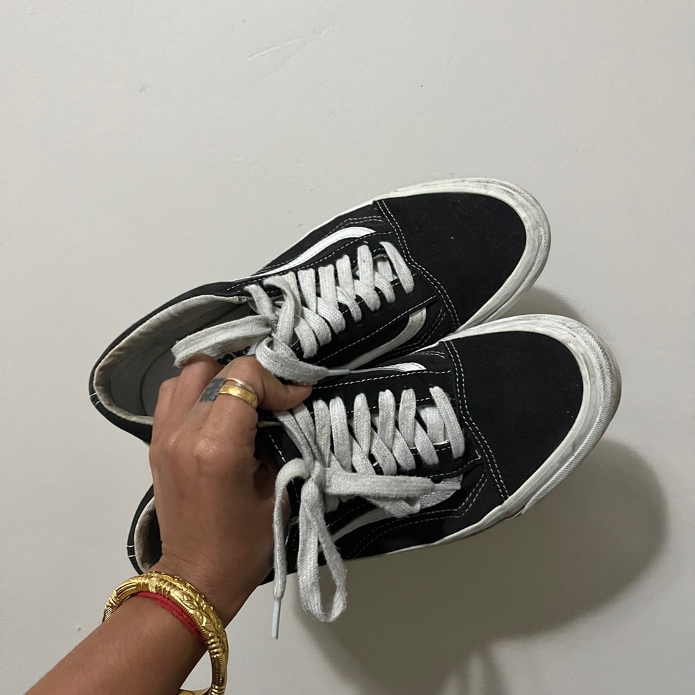 Vans Black and White Sneakers